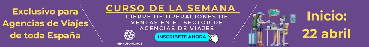 Banner Curso Cierre de Operaciones de Ventas en el Sector de Agencias de Viajes
