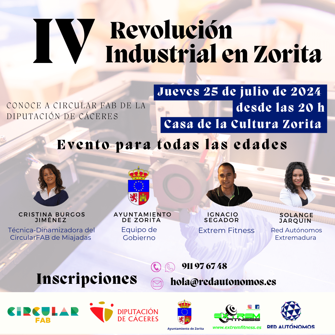 V Cuarta Revolución Industrial en Zorita - Conoce la Red de Circular FAB 
