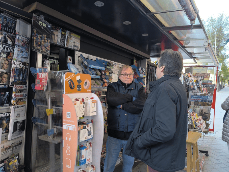 obras conde casal asfixian comercio red autonomos pide respuesta visita presidente red autonomos kiosko prensa min